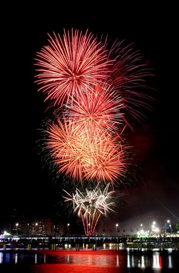 강릉단오제 불꽃놀이