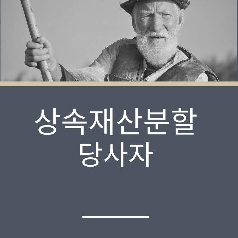 상속재산분할 요건과 당사자 유형
