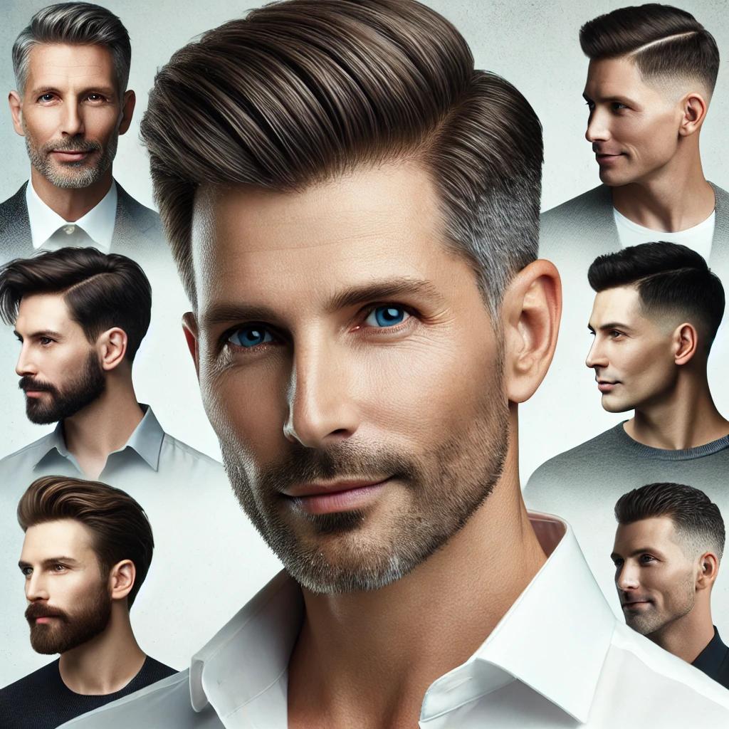 중년 남자 머리스타일