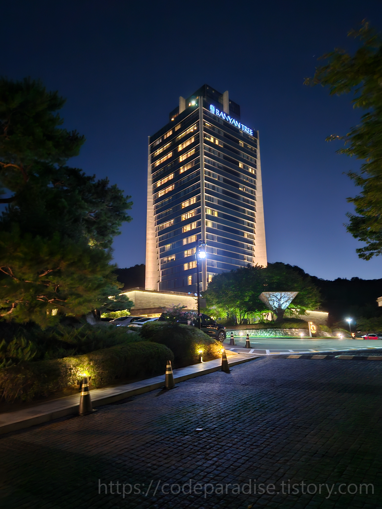 반얀트리 야경