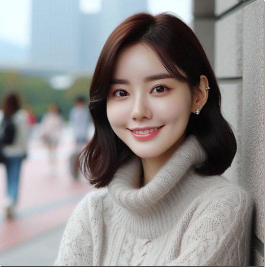 건강한 젊은 여성