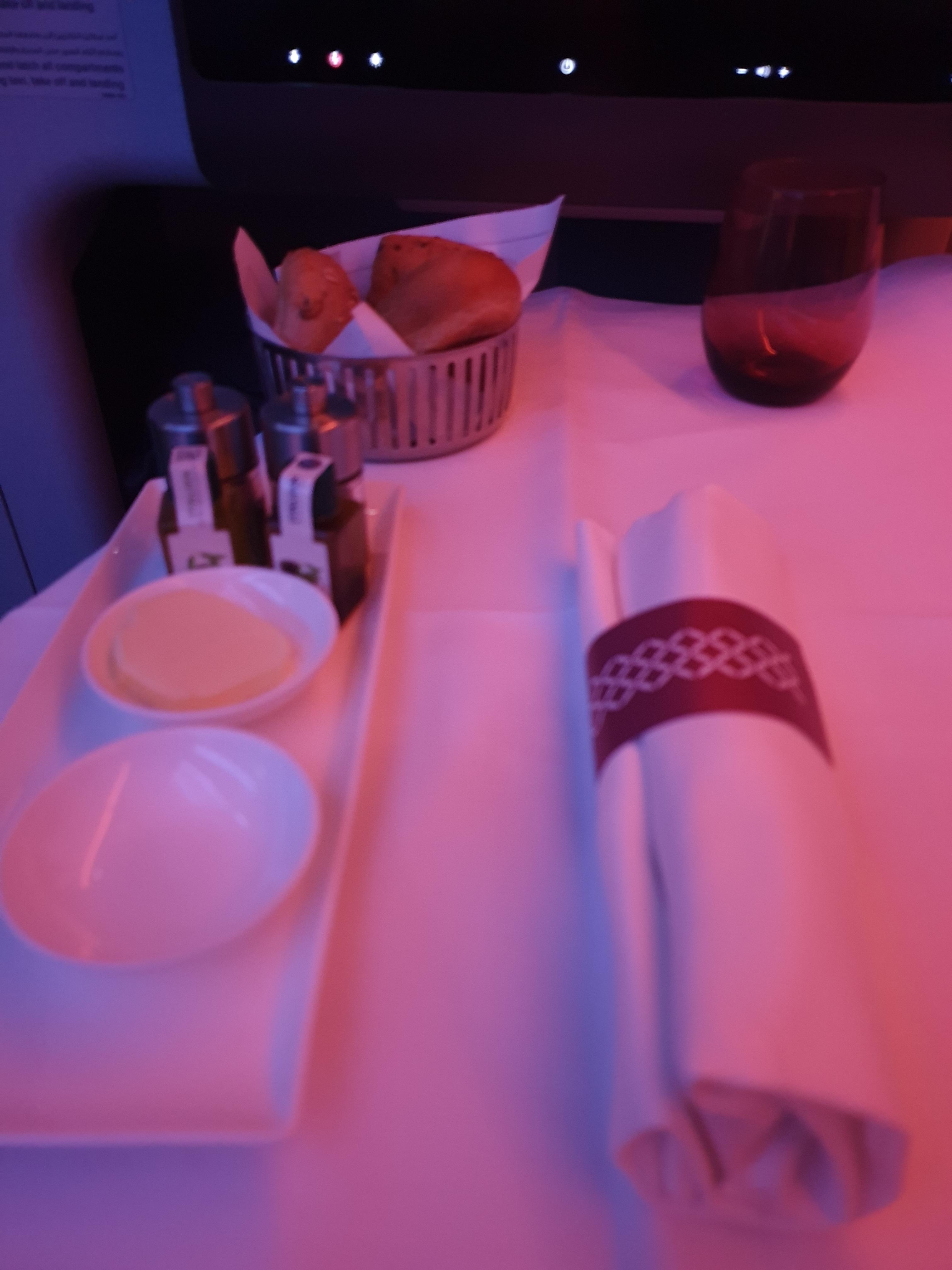 카이로항공 비지니스 식사