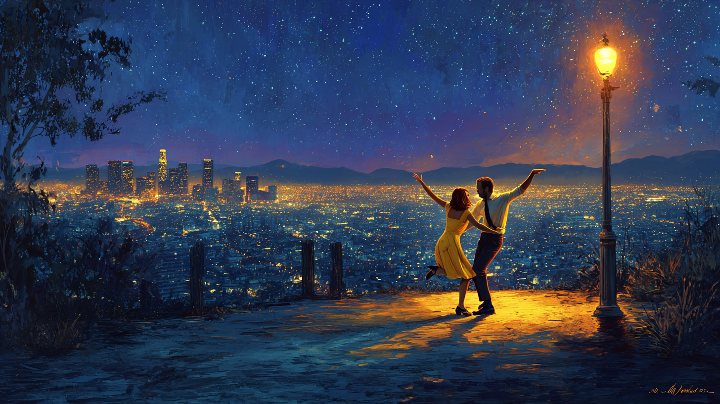 라라랜드 영화 포스터