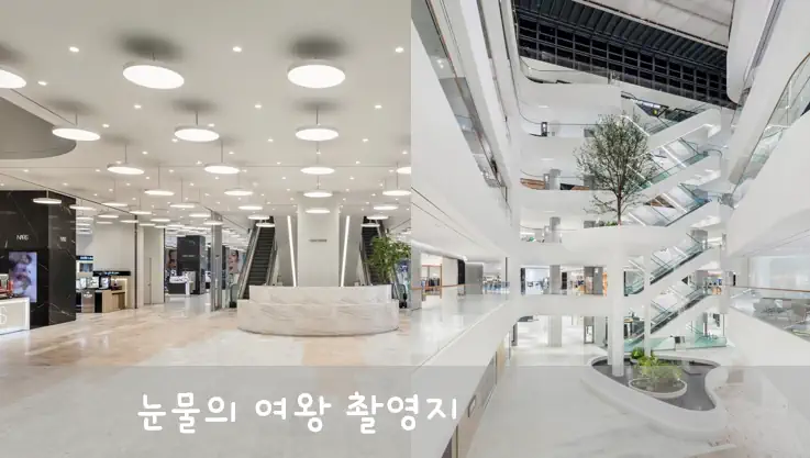 눈물의 여왕 촬영지 백화점