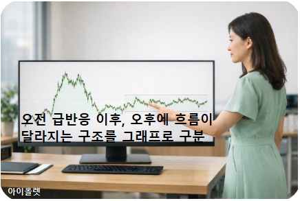 오전 반응과 오후 흐름은 같은 신호가 아니다