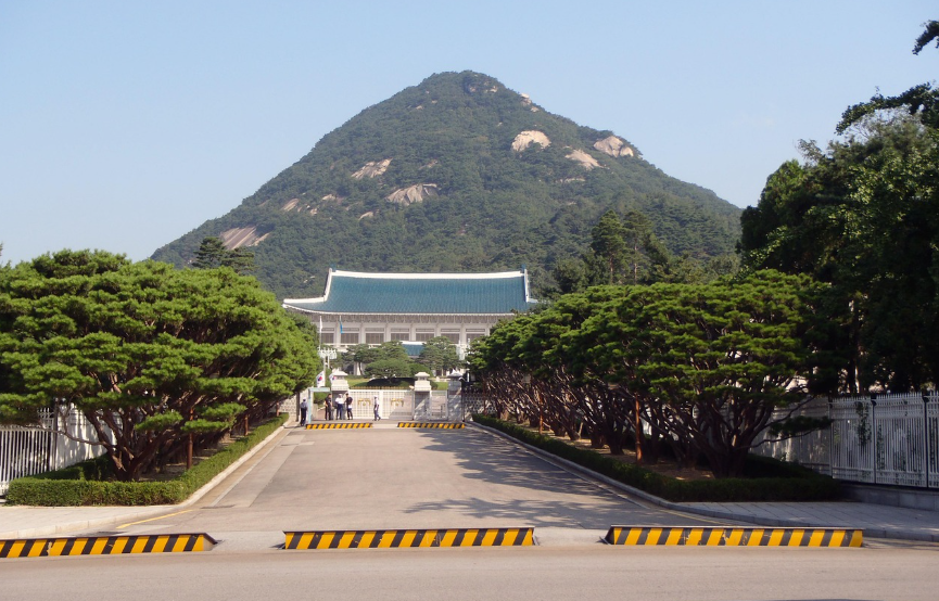 청와대의 모습