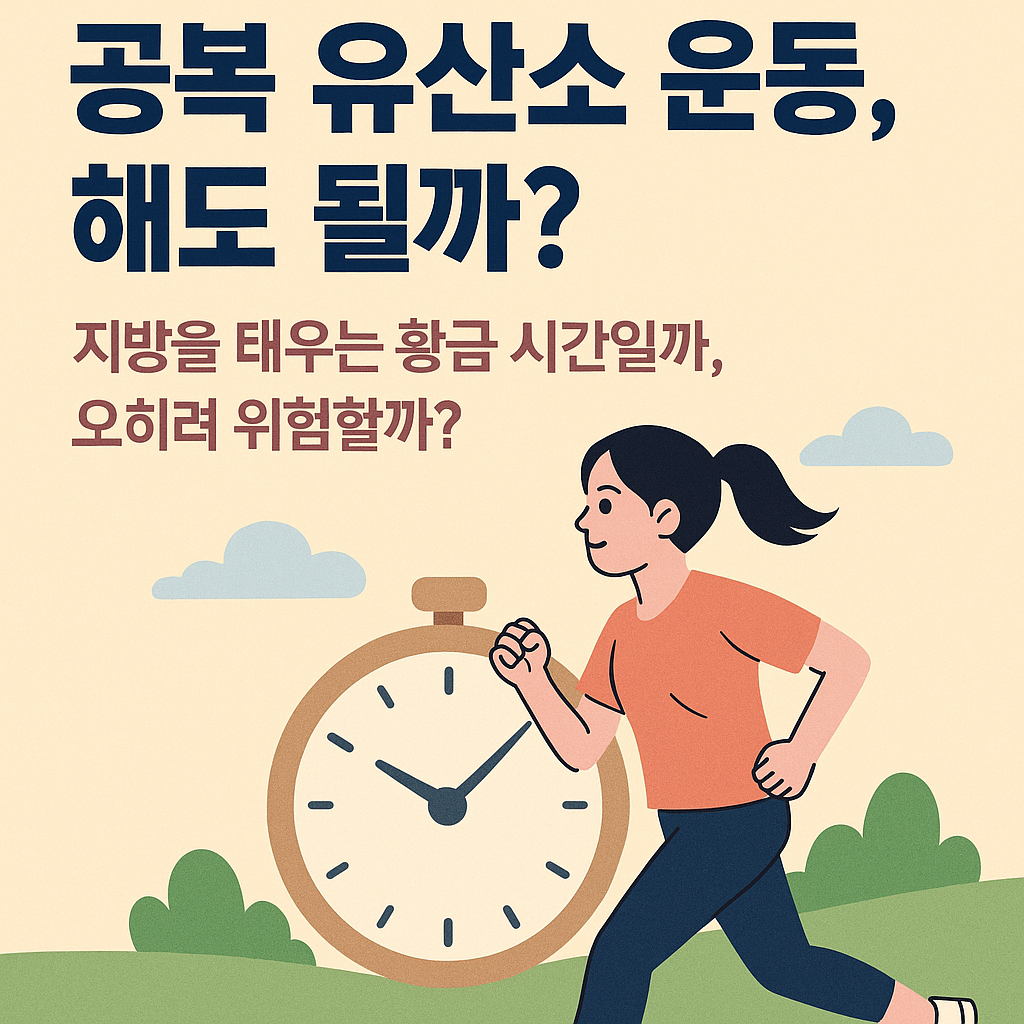 공복 유산소 운동, 해도 될까?