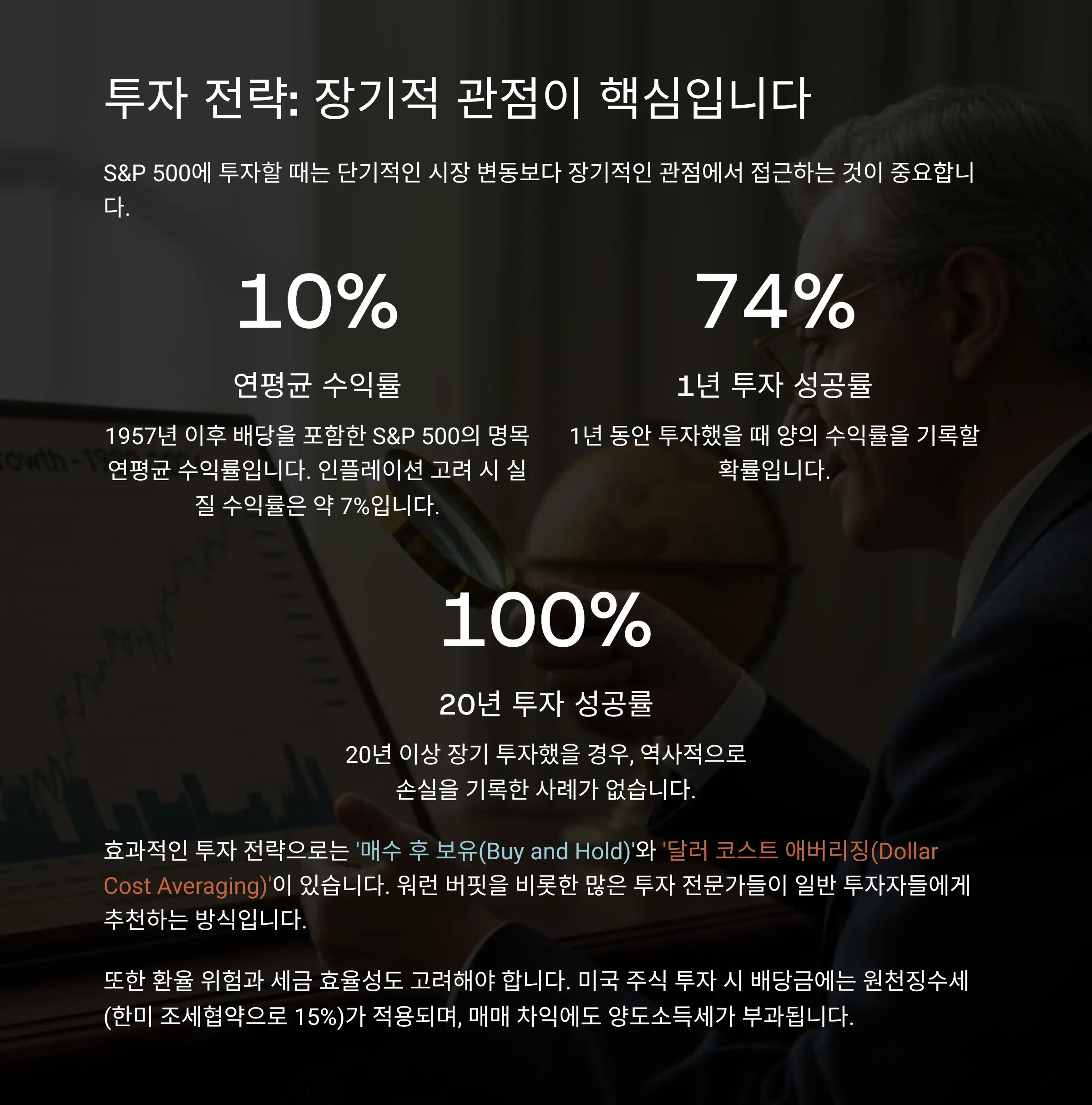 투자 전략과 장기 성과 분석