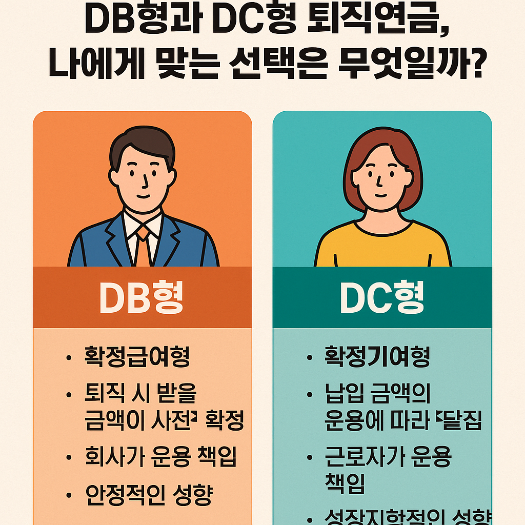 DB형과 DC형 퇴직연금, 나에게 맞는 선택은 무엇일까?