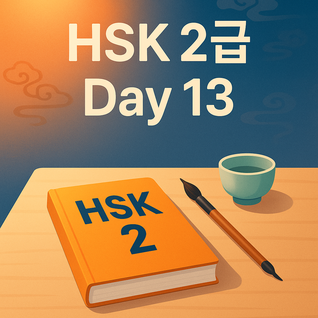 HSK 2급 공부