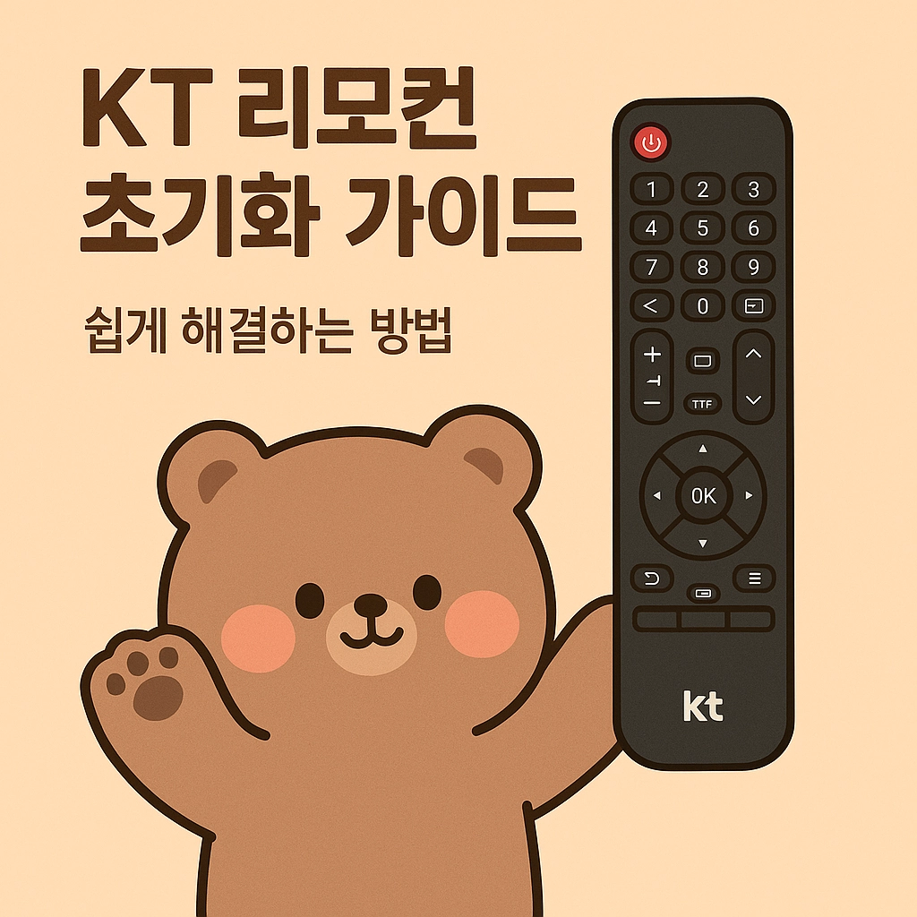 KT 리모컨 초기화 가이드 - 쉽게 해결하는 방법