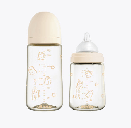 유비맘 뇽뇽이 젖병 & 빨대컵