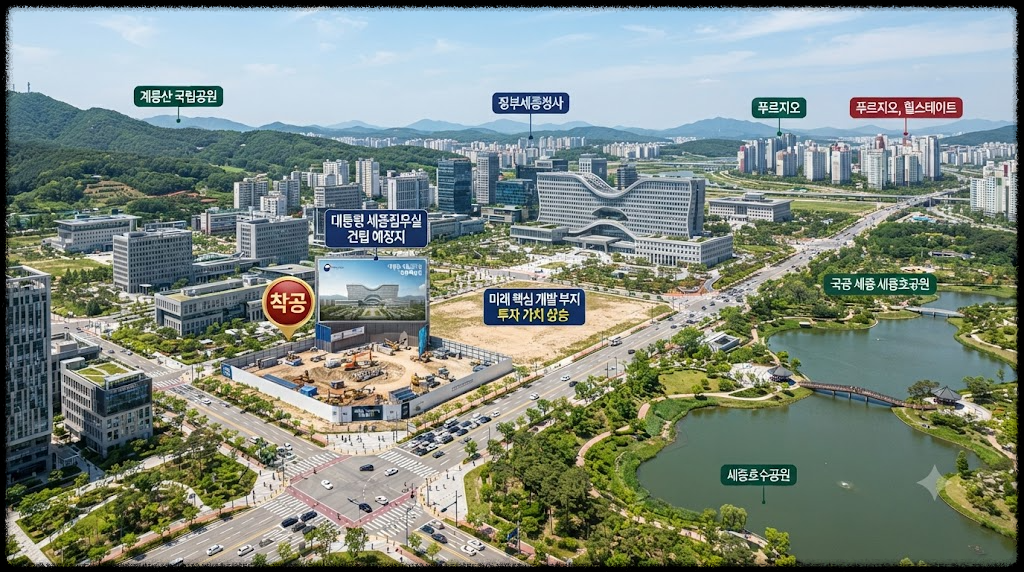 대통령 세종집무실 건설이 세종시 토지 가격에 미치는 영향, 어디까지 기대할 수 있을까