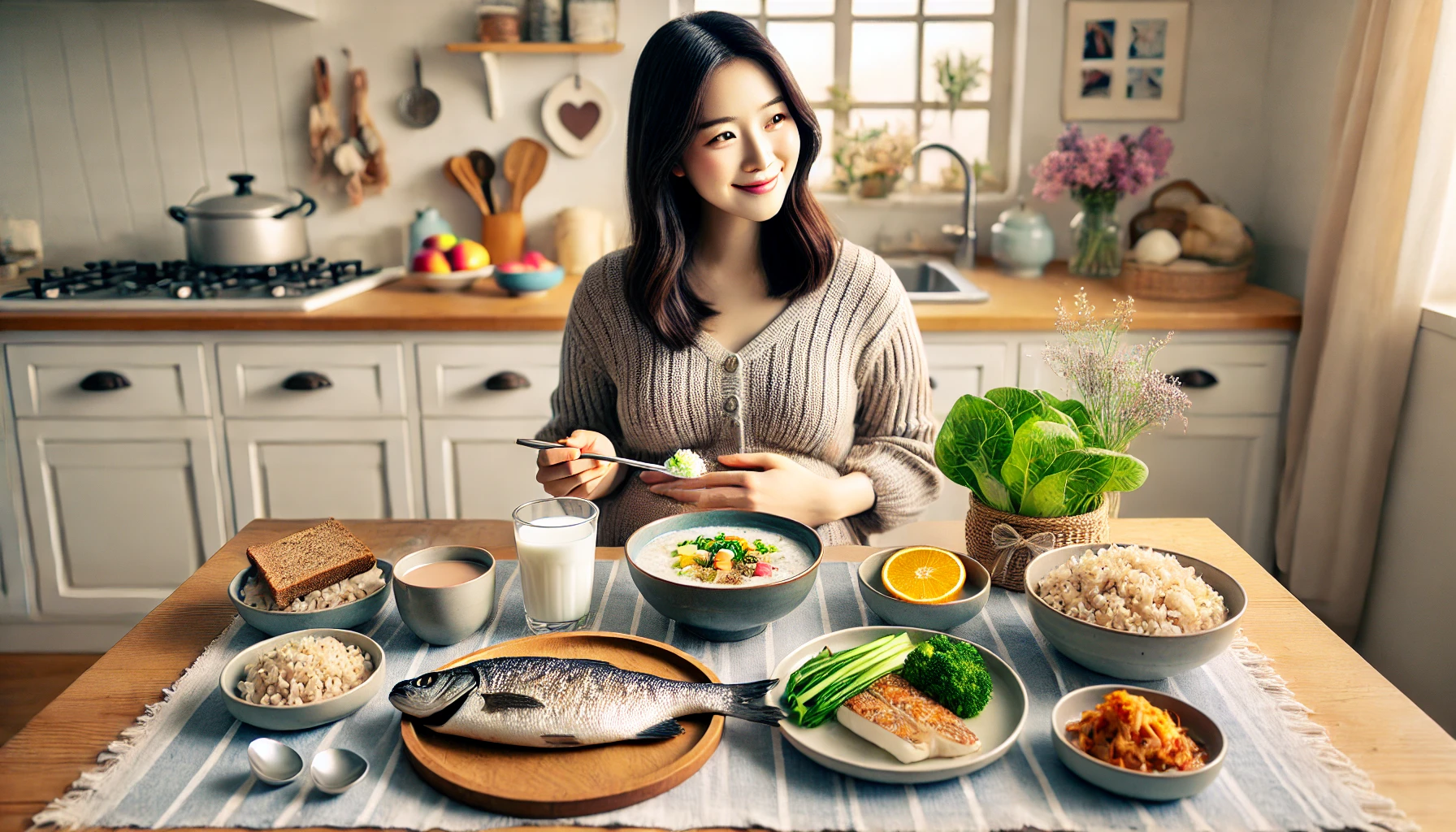 임산부를 위한 하루 3끼 식단