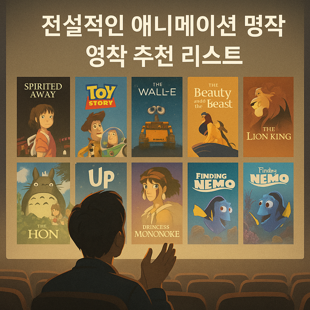 전설적인 애니메이션 명작 영화 추천 관련 사진