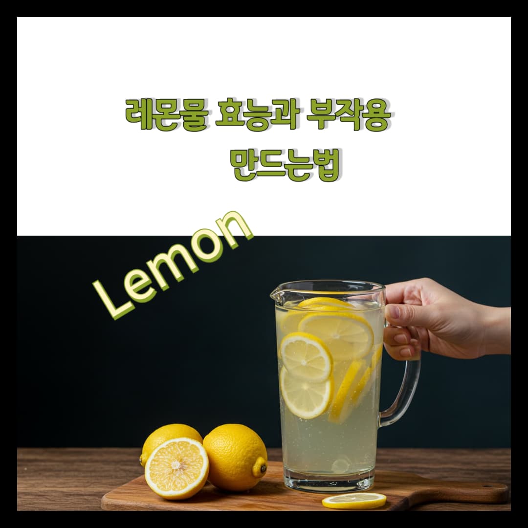 레몬물-효능-부작용
