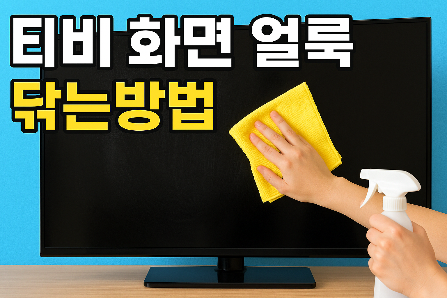 티비 화면 얼룩 닦는방법