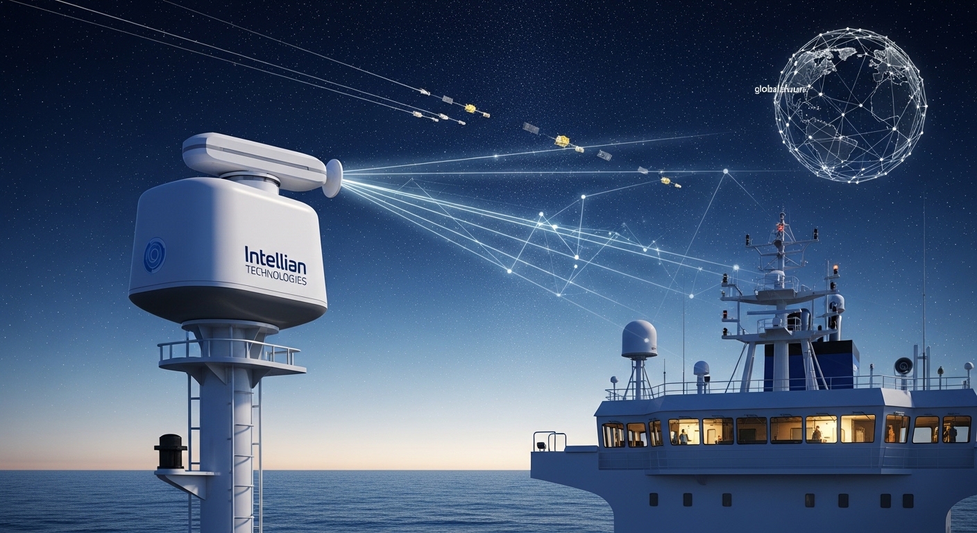 인텔리안테크 저궤도 위성 LEO 통신 안테나 선박 우주 인터넷 글로벌 퓨처틸