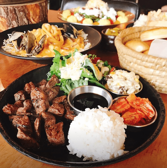 이시아폴리스 맛집 "농부" 음식