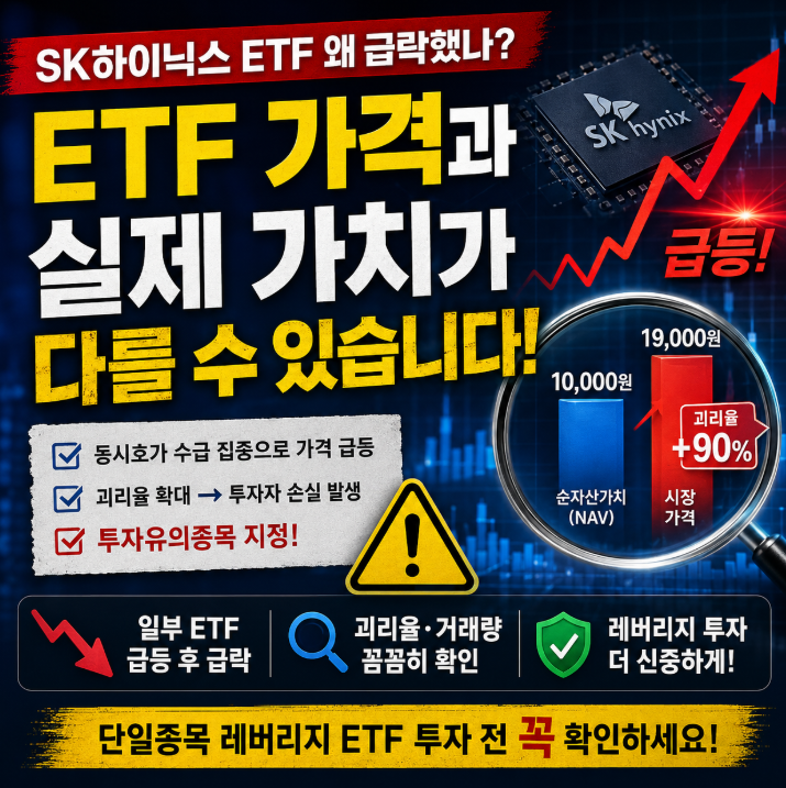 SK하이닉스 16% 급등했는데 ETF는 27% 폭락, 투자자만 손실 본 충격적 이유1