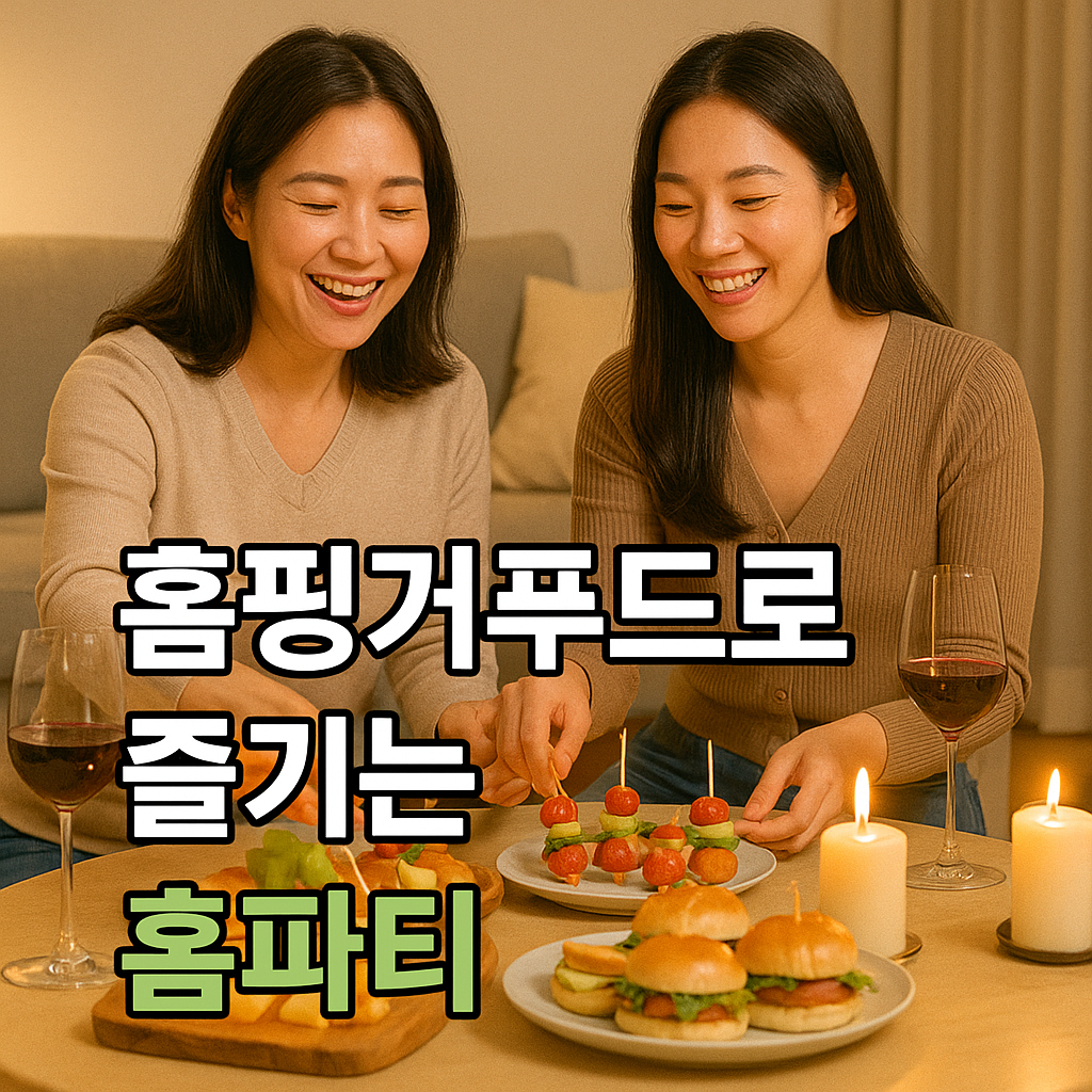 홈핑거푸드로 즐기는 홈파티