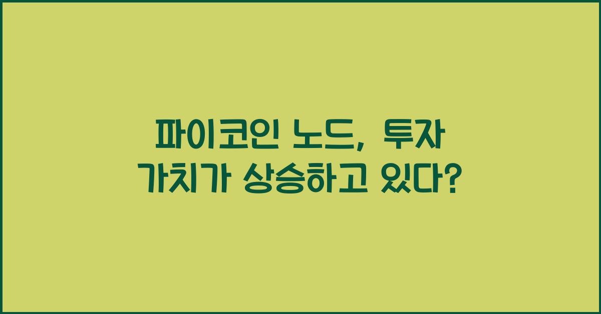 파이코인 노드