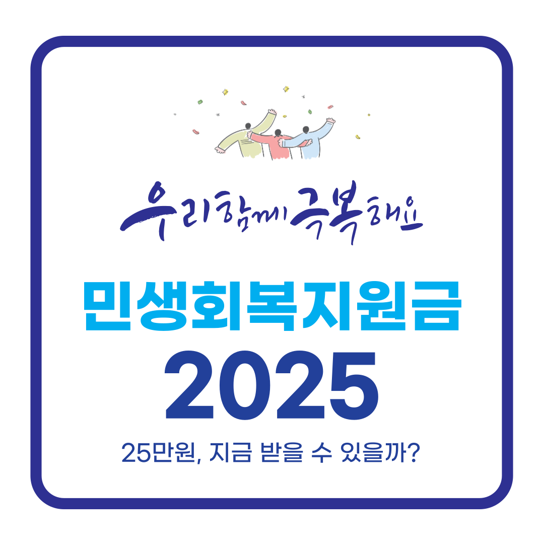 내란회복지원금 25만원 지원금 민생회복지원금