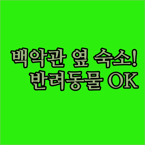 워싱턴 DC 백악관 주변 인기 호텔 ..