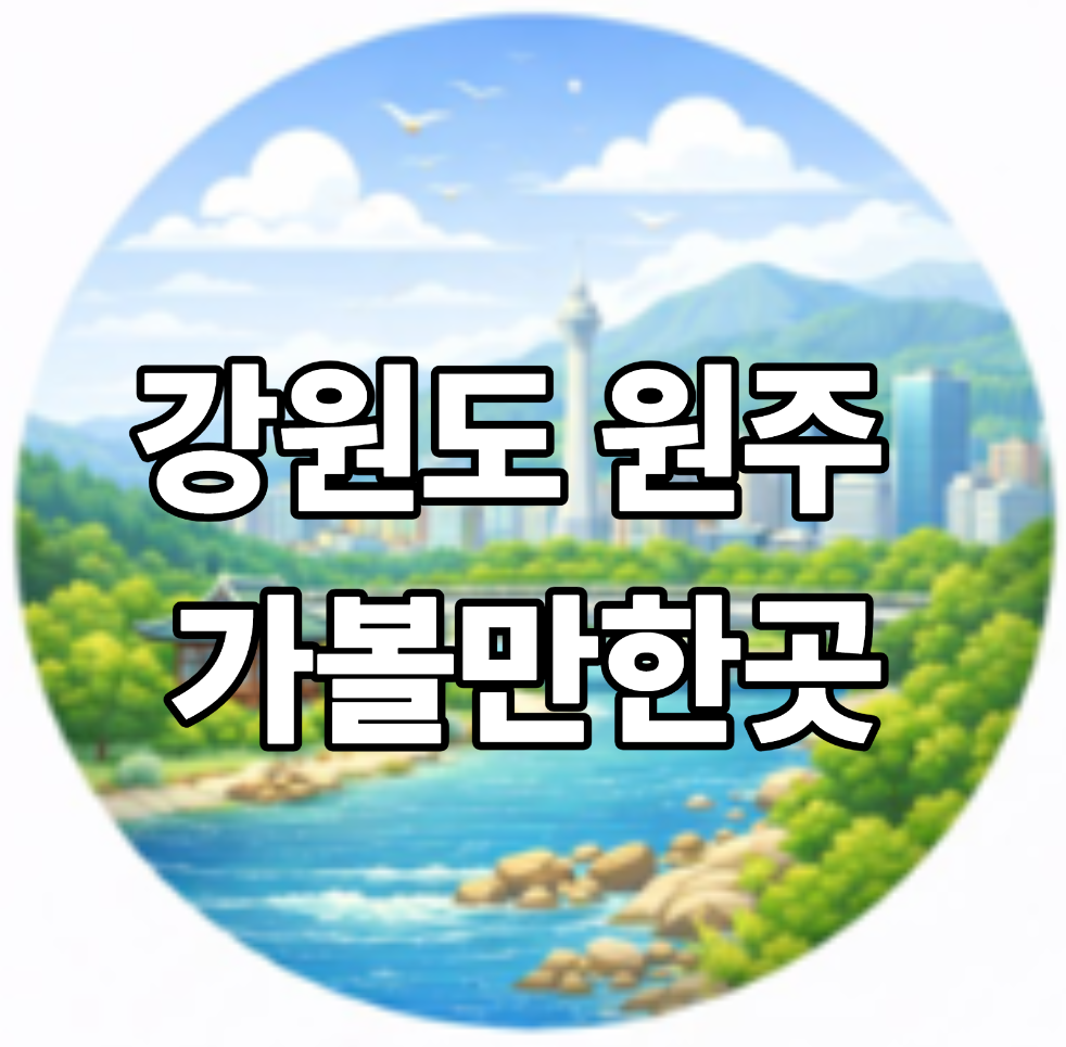 강원도 원주 가볼만한곳 베스트10