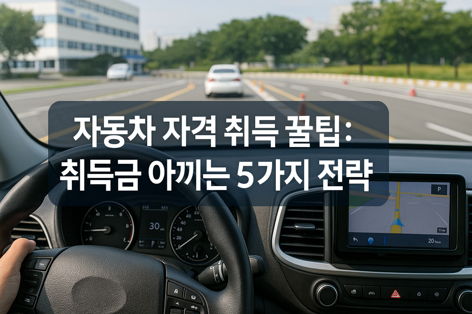 자동차 자격 취득 꿀팁: 취득금 아끼는 5가지 전략
