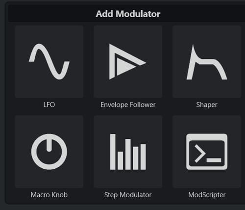 큐베이스 14에서 새롭게 추가된 Modulators 기능