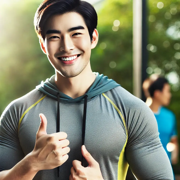 GLP-1 다이어트 주사로 체중 감량에 성공한 동양인 남성