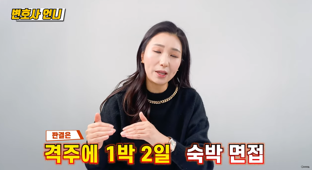 판결에 의한 면접 교섭은 격주에 1박 2일 숙박 면접