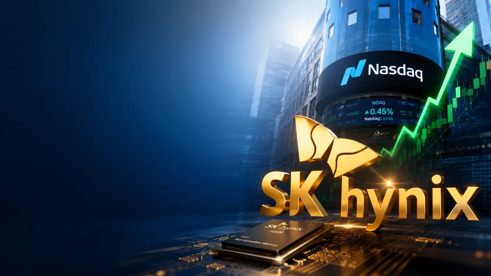 "SK하이닉스 나스닥 ADR 상장 조달 규모 43조 원 및 투자 관전 포인트 총정리 썸네일"