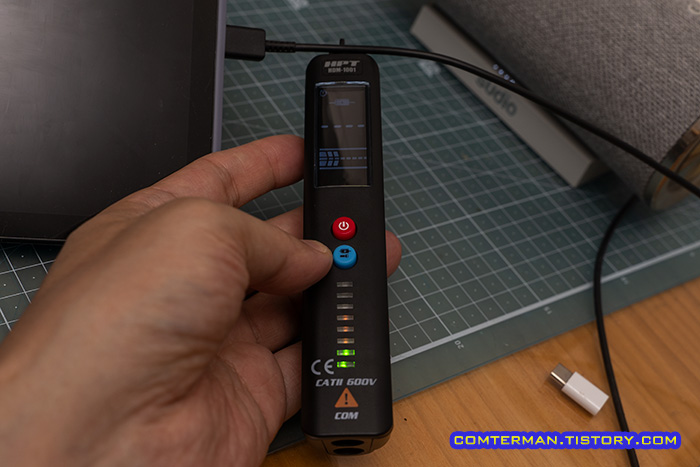 HPT HDM-1001 활선테스터 민감모드