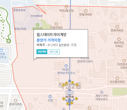 힐스테이트 자이 계양 위치