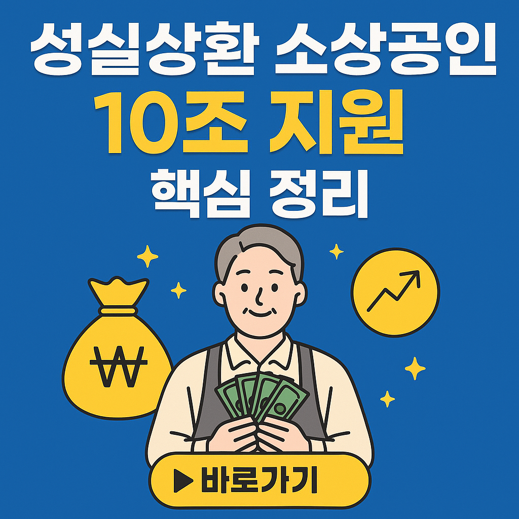 2025년 소상공인 금융지원정책 완전정리 &ndash; 금리우대&middot;보증확대&middot;폐업지원까지