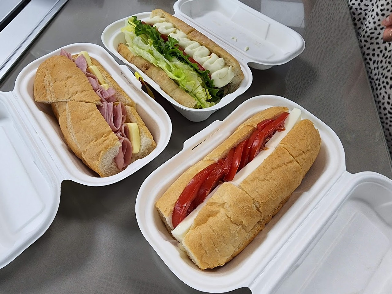 바게트 롱치즈 샌드위치