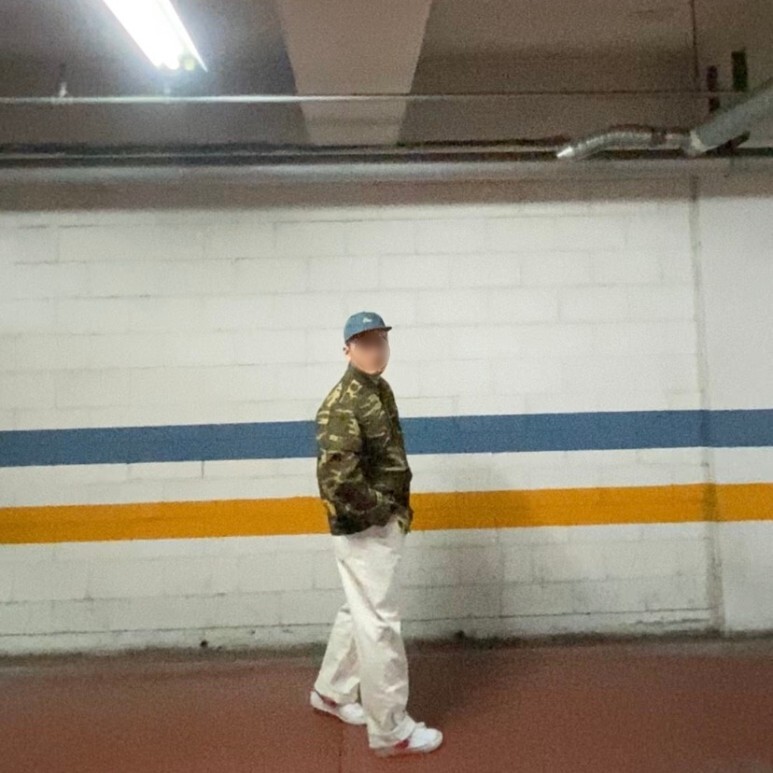 데일리룩(오뭘입)오베이 모자 더스티블루, 위캔더스 카모 자켓, 무신사스탠다드 크림 팬츠, 나이키 블레이저 로우 77, 남자데일리룩, 남자데일리코디, 남자데일리패션, ootd