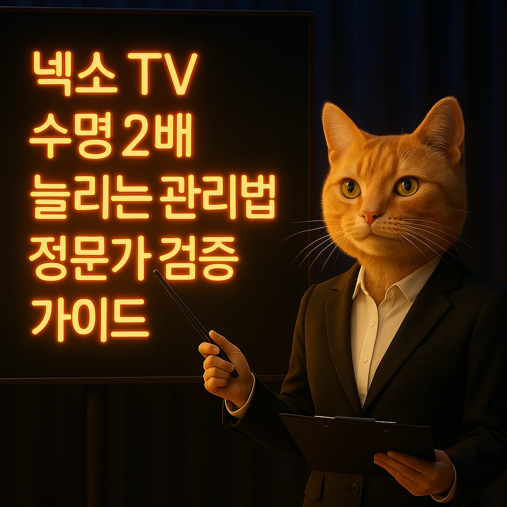 넥소 TV 수명 2배 늘리는 관리법? 전문가 검증 가이드