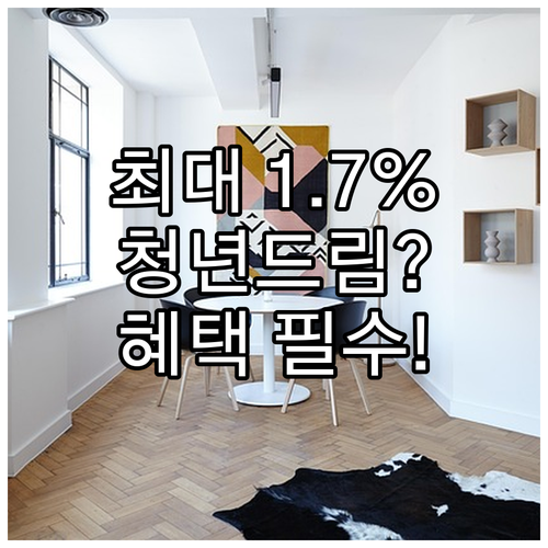 최대 1.7%p 혜택 2025 청년주..