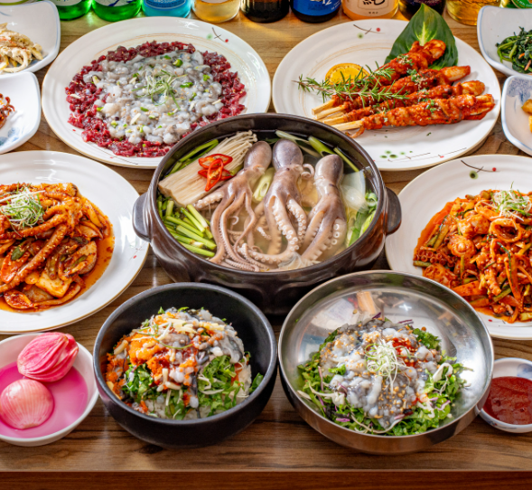 6시내고향 낙지코스요리 숭어회 전남 무안군 향림낙지한마당 정보