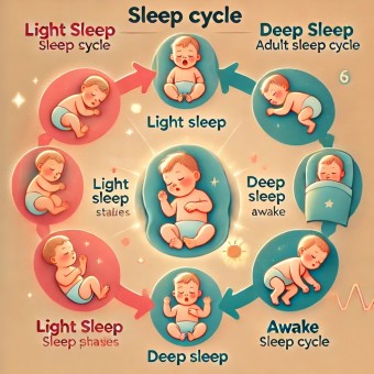 아이의 수면 사이클 사진