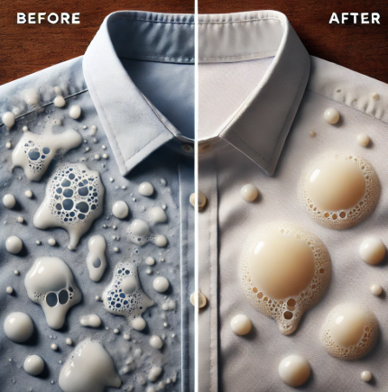 옷에 묻은 실리콘 제거 방법