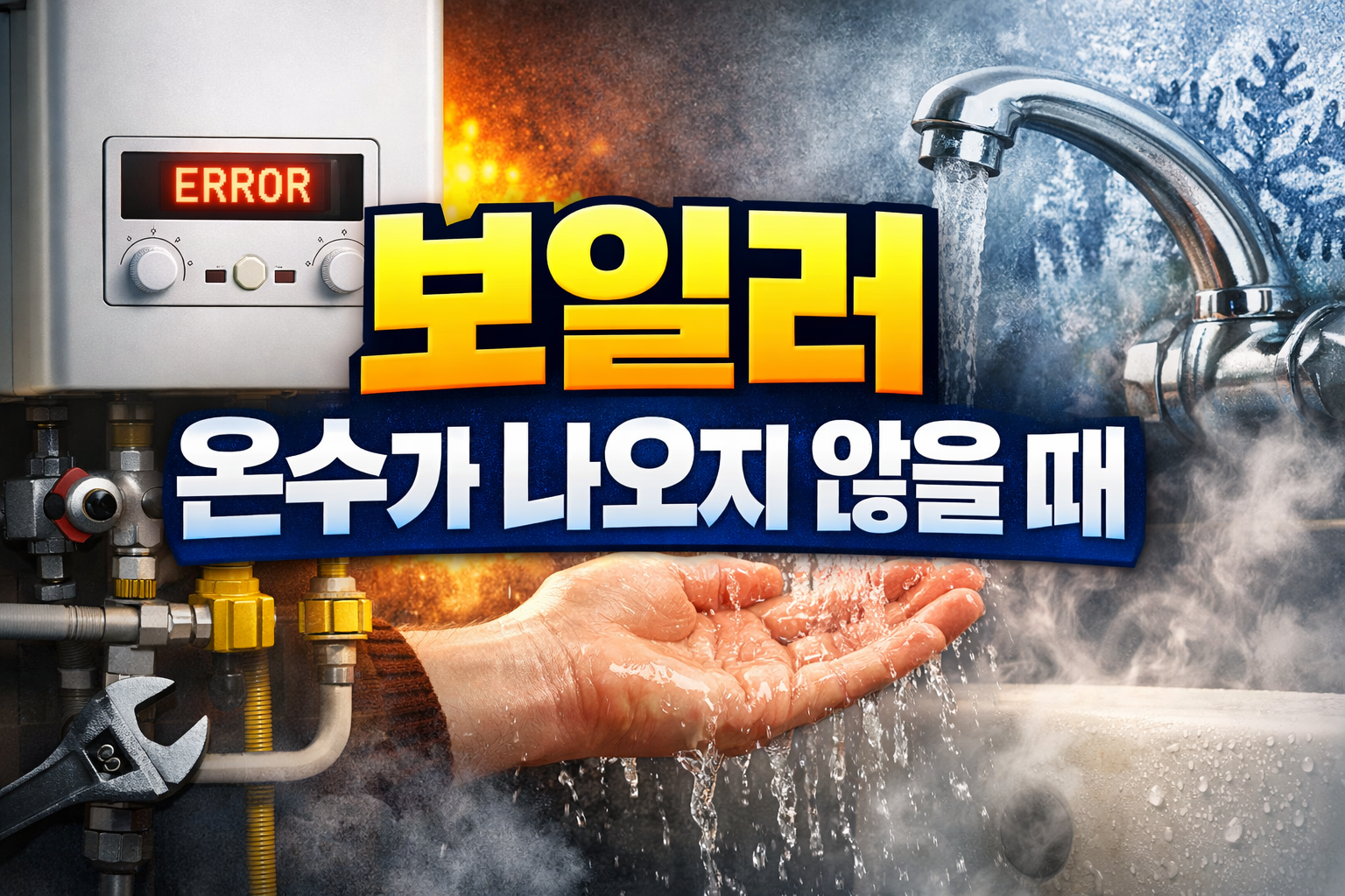 보일러 온수가 나오지 않을 때