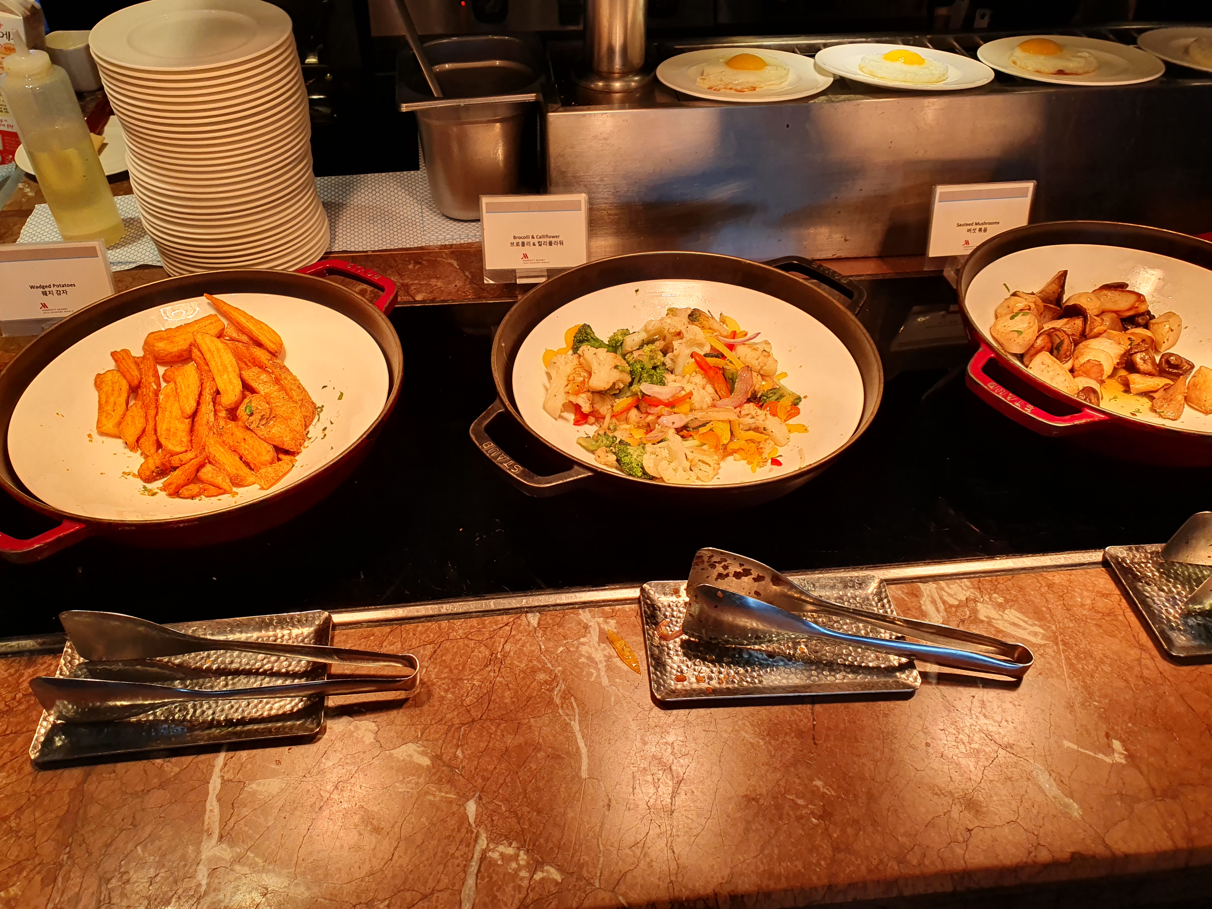 신화월드 메리어트 조식 뷔페 음식종류