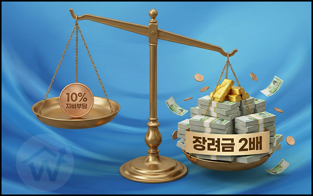 2026년 국민내일배움카드 자비부담금 10% 신설 대비 훈련장려금 인상 혜택 비교