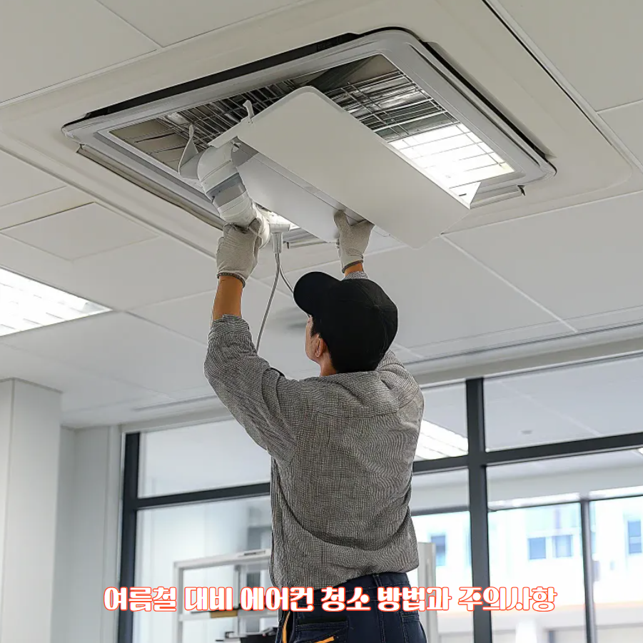 여름철 대비 에어컨 청소 방법과 주의사항