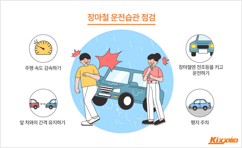장마철 자동차 점검 항목 무료 침수 이력 조회