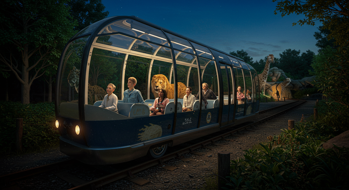“에버랜드 나이트사파리 트램, 밤에만 볼 수 있는 맹수의 진짜 모습!”